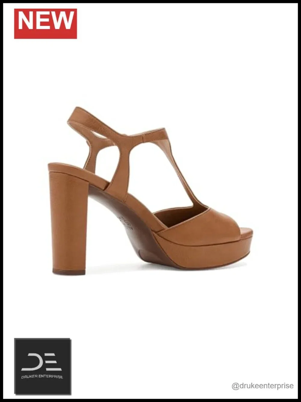 Women's Heeled Sandals Platform Stiletto Leather Dress Shoes